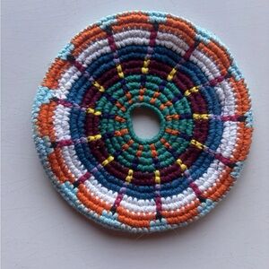 Frisbee Flying Disc Maya Flya Handmade in Guatemala 7”
